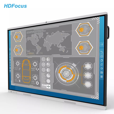 85 Inch School Touchscreen Interactive Digital Board Aluminum Edging