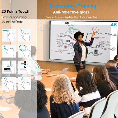 98 Inch Interactive Touch Screen Smart Message Digital Board
